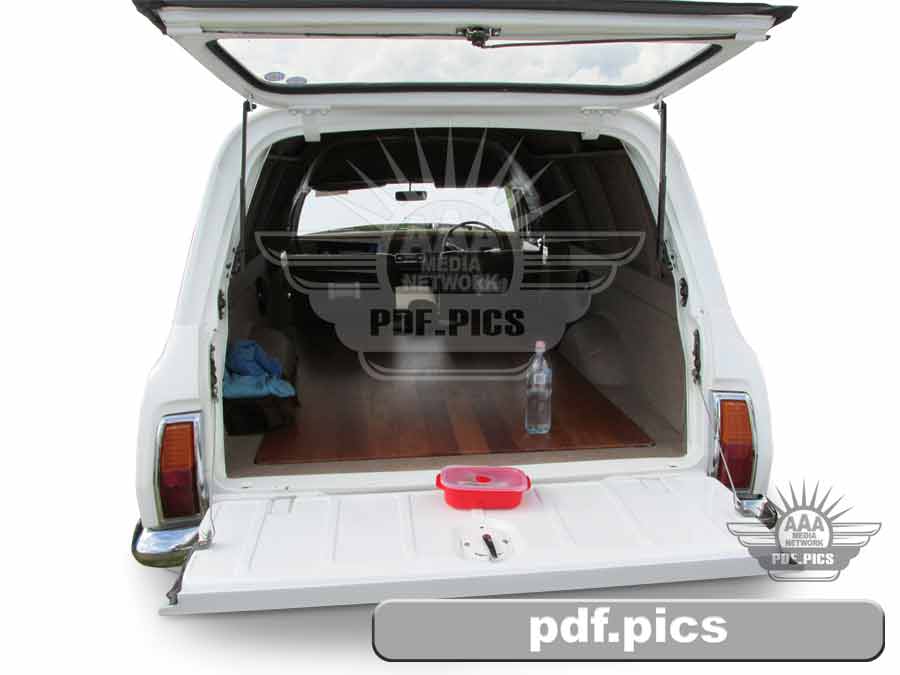 HG Holden Panel Van Rear View