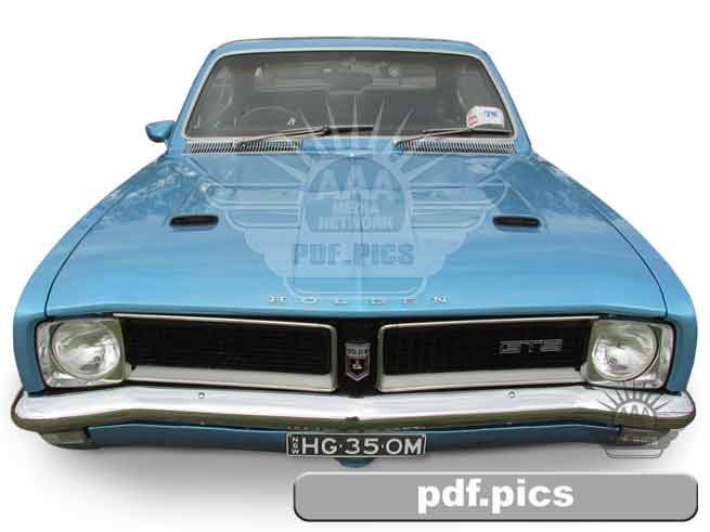 HG Holden Coupe Front View