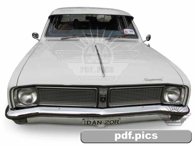 HG Holden Sedan Front View