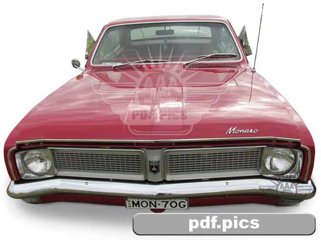 HG Holden Coupe Front View