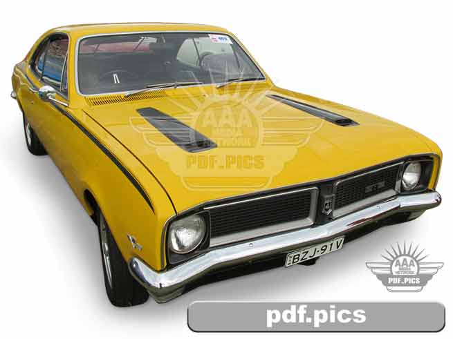 HG Holden Coupe Front Drivers Side View