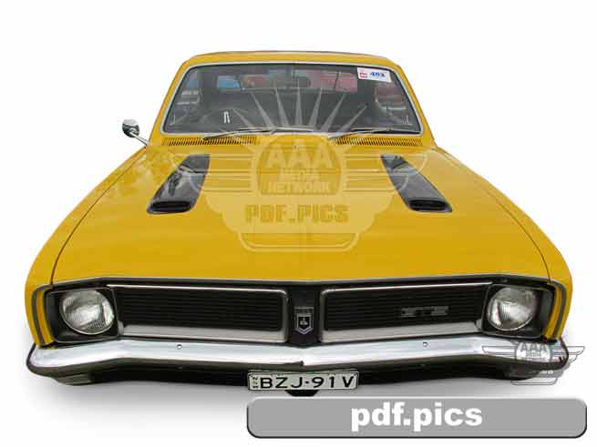 HG Holden Coupe Front View