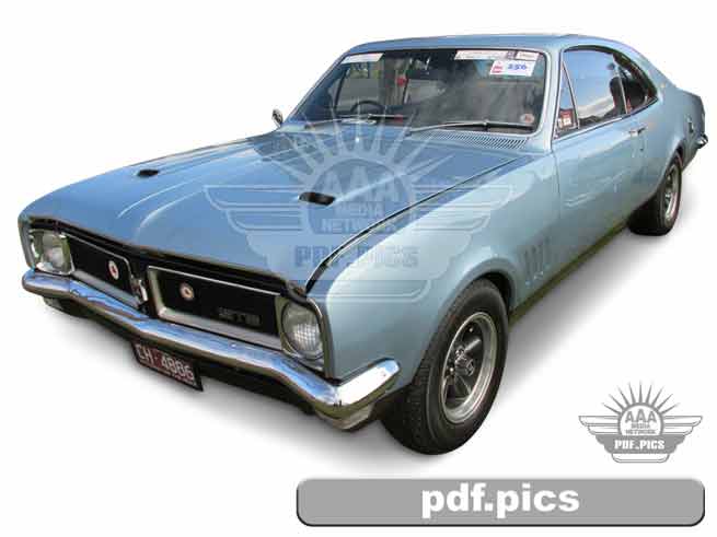 HG Holden Coupe Front Passenger Side View