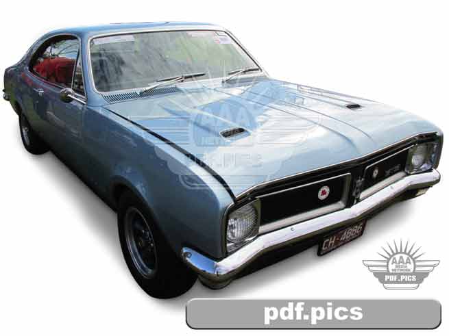 HG Holden Coupe Front Drivers Side View