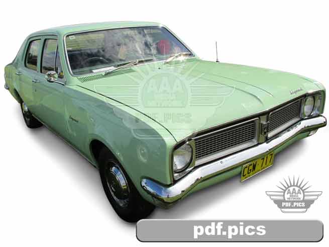 HG Holden Sedan Front Drivers Side View