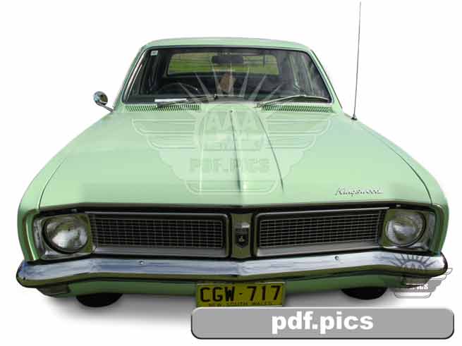 HG Holden Sedan Front View