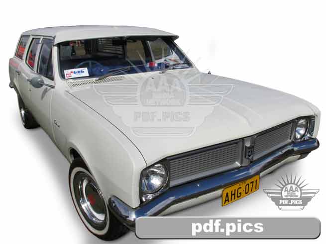 HG Holden Station Wagon Front Drivers Side View