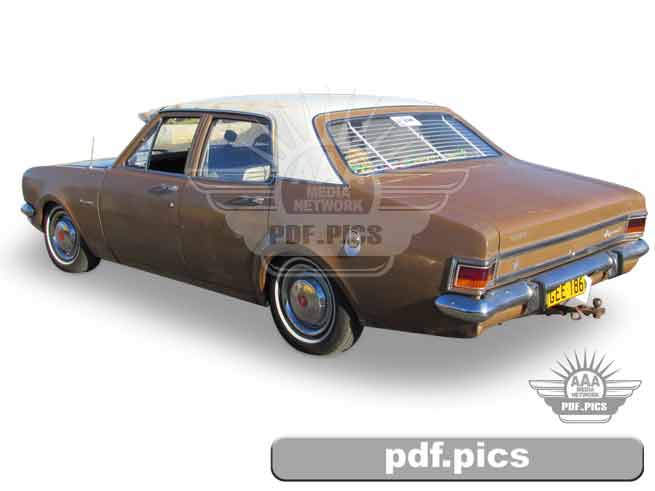 HG Holden Sedan Rear Passenger Side View