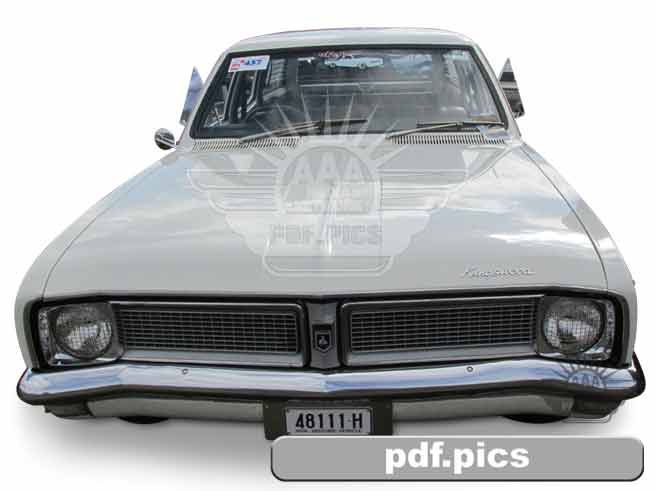 HG Holden Station Wagon Front View