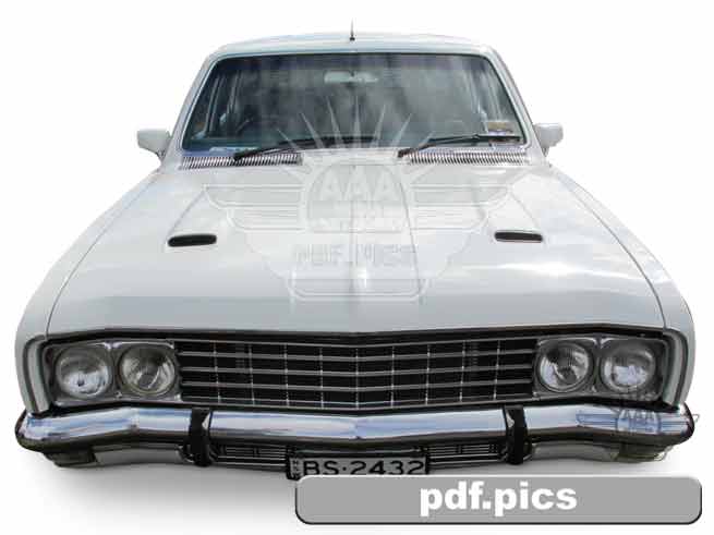 HG Holden Sedan Front View