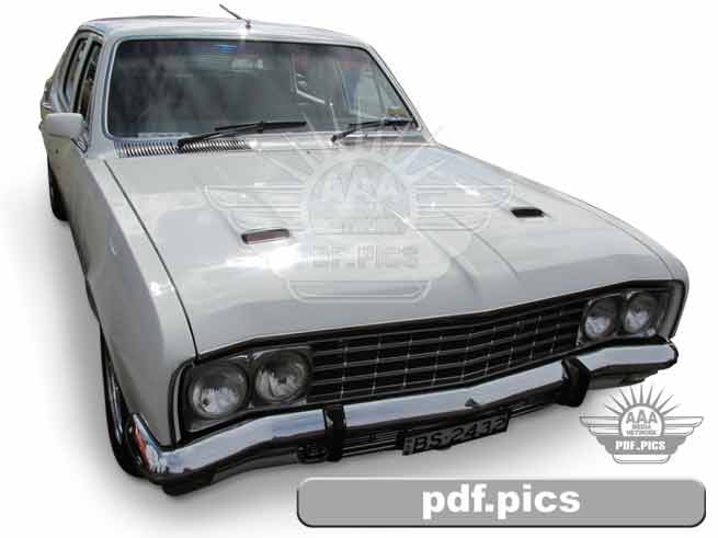 HG Holden Sedan Front Drivers Side View