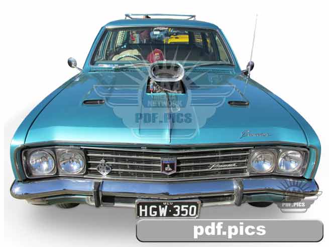 HG Holden Station Wagon Front View