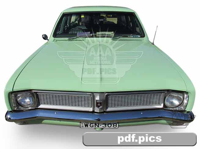 HG Holden Station Wagon Front View