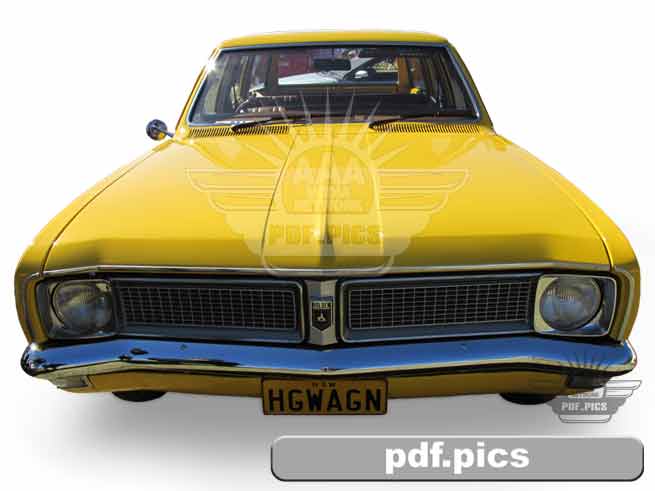 HG Holden Station Wagon Front View