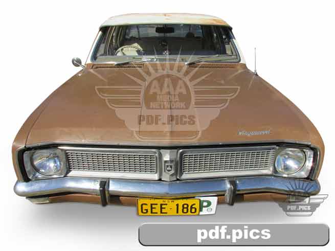 HG Holden Sedan Front View
