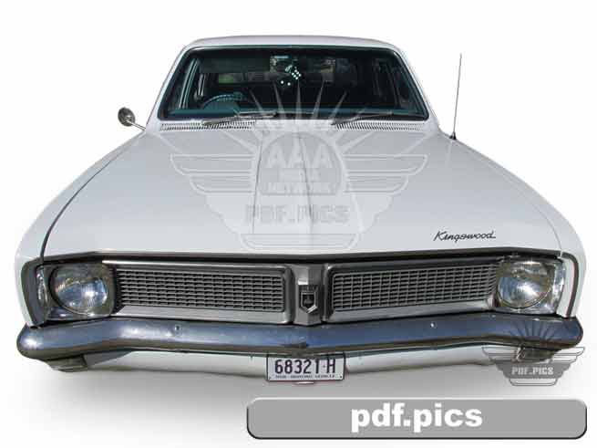 HG Holden Sedan Front View