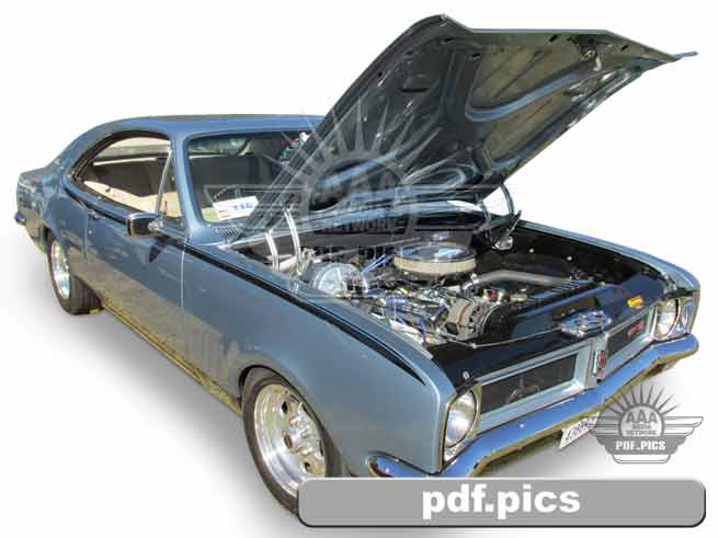 HG Holden Coupe Front Drivers Side View