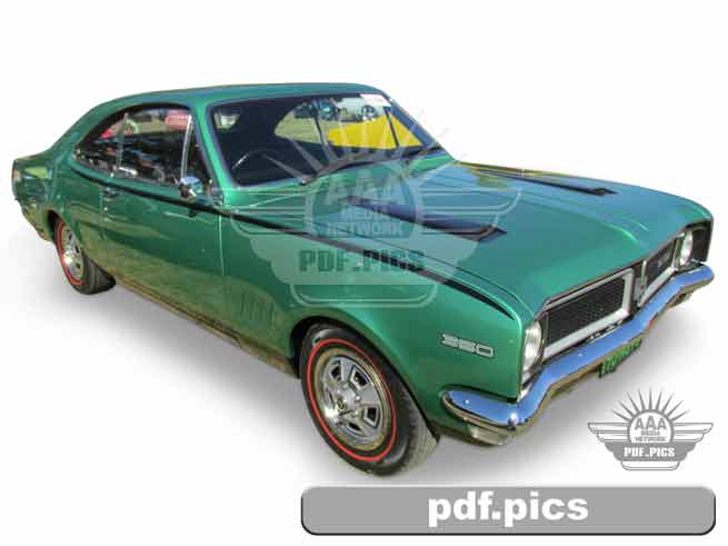 HG Holden Coupe Front Drivers Side View