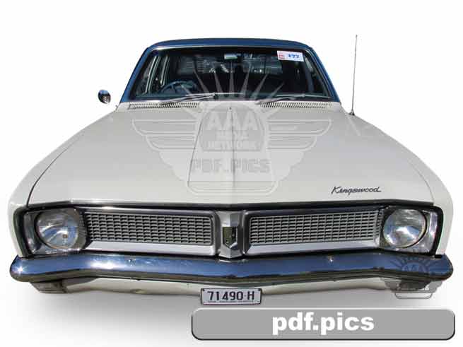 HG Holden Sedan Front View