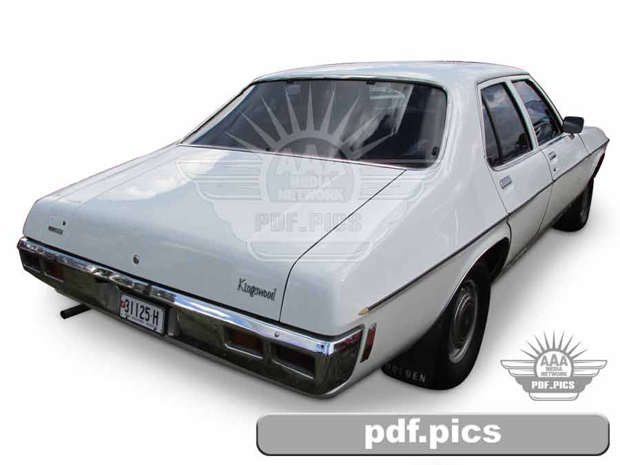 HQ Holden Sedan Rear Drivers Side View