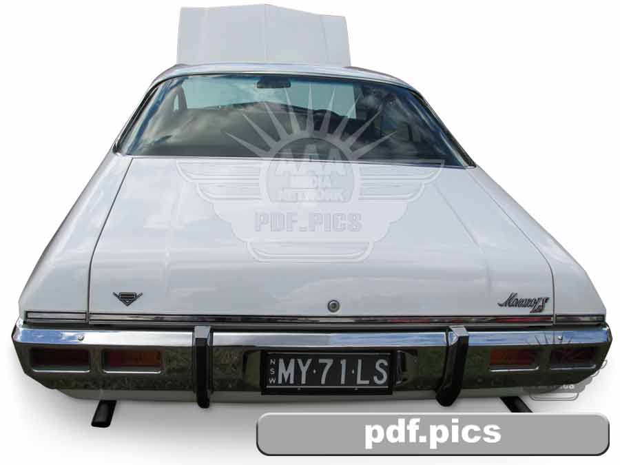 HQ Holden Coupe Rear View