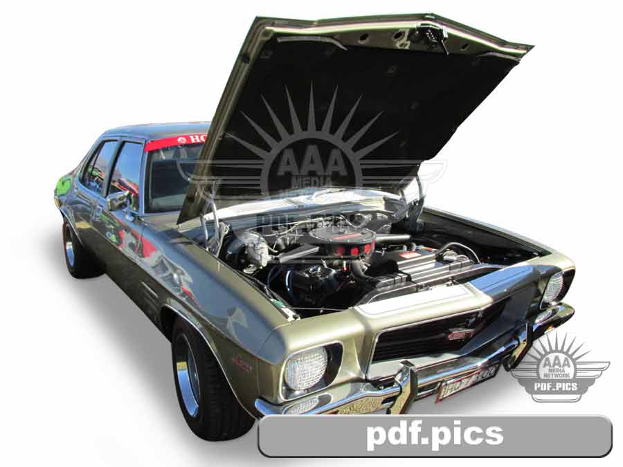 HQ Holden Sedan Front Drivers Side View