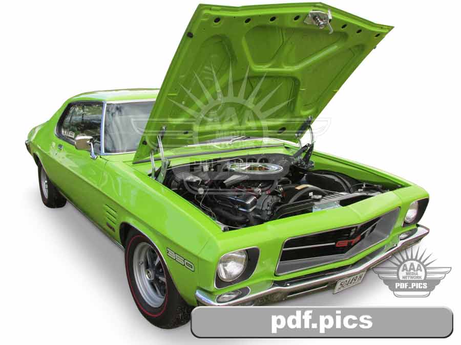 HQ Holden Coupe Front Drivers Side View