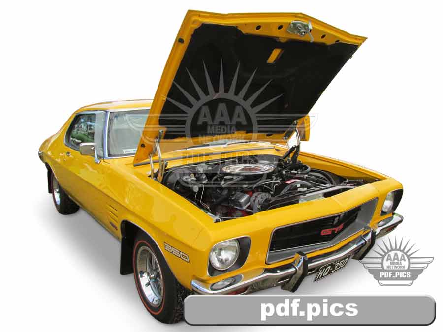 HQ Holden Coupe Front Drivers Side View