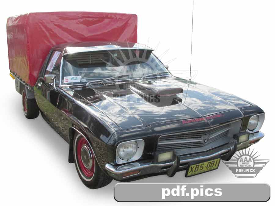 HQ Holden Ute Front Drivers Side View