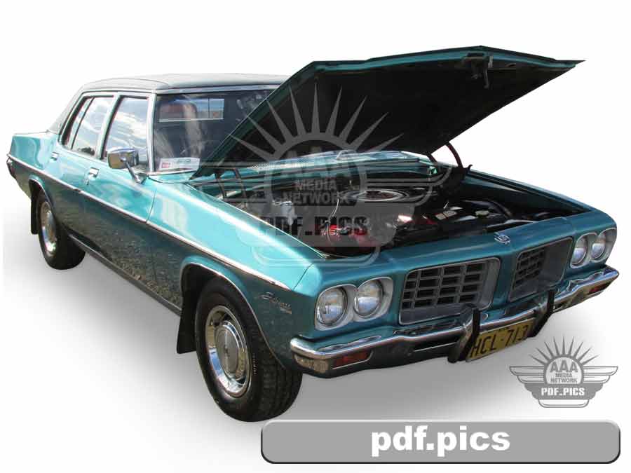HQ Holden Sedan Front Drivers Side View