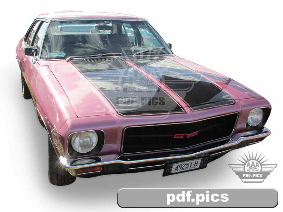 HQ Holden Sedan Front Drivers Side View