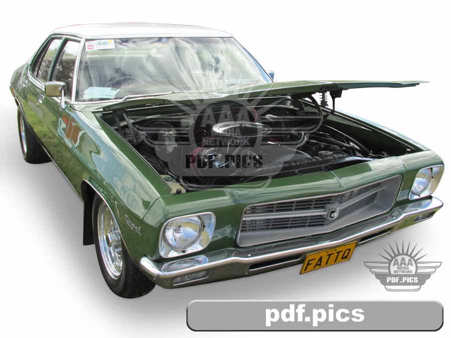 HQ Holden Sedan Front Drivers Side View
