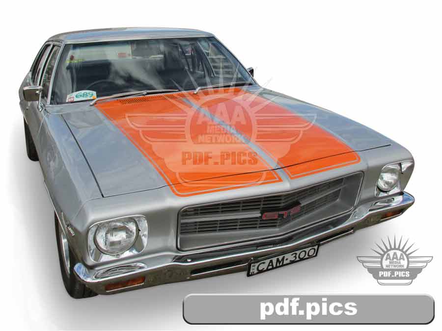 HQ Holden Sedan Front Drivers Side View