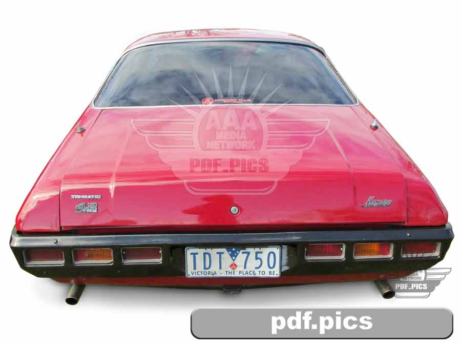 HQ Monaro Coupe Rear View
