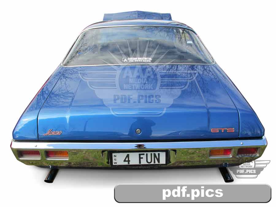 HQ Monaro Coupe Rear View