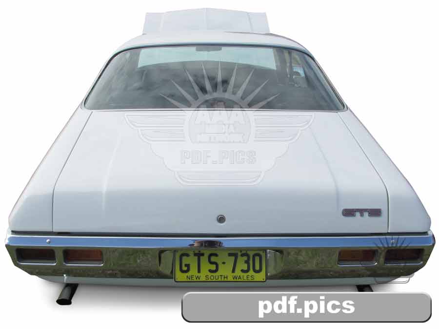 HQ Monaro Coupe Rear View