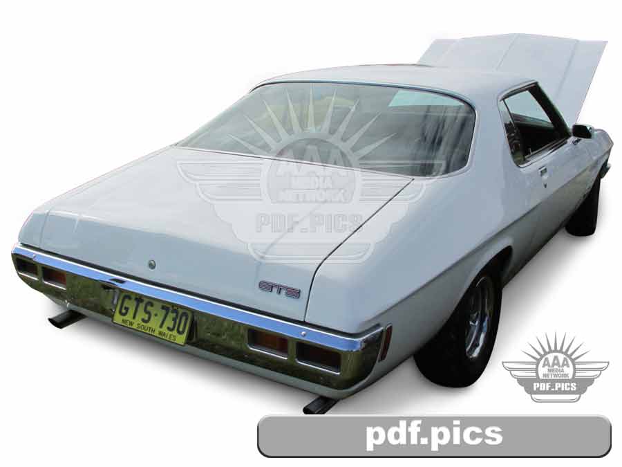 HQ Monaro Coupe Rear Drivers Side View