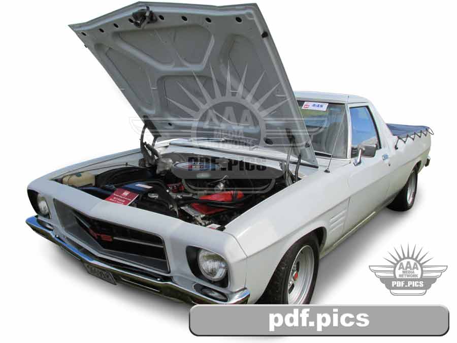 HQ Holden Ute Front Passenger Side View