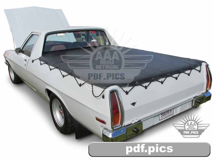 HQ Holden Ute Rear Passenger Side View