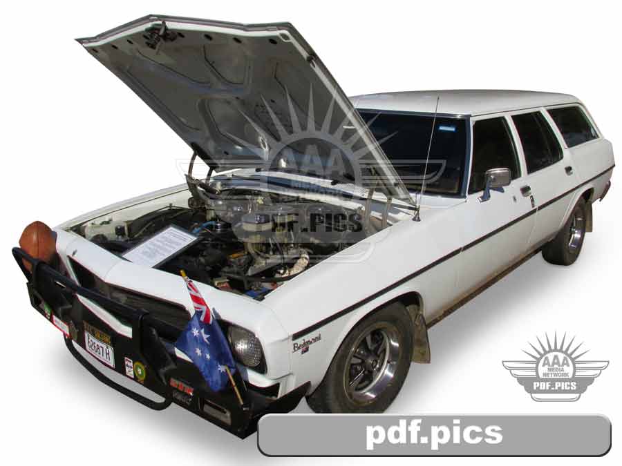 HQ Holden Station Wagon Front Passenger Side View