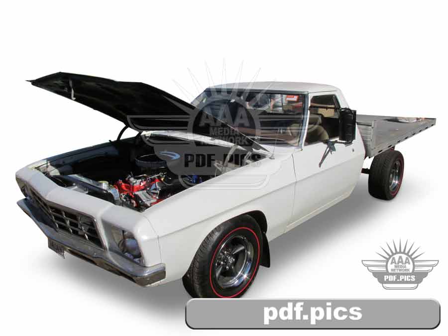 HQ Holden Ute Front Passenger Side View