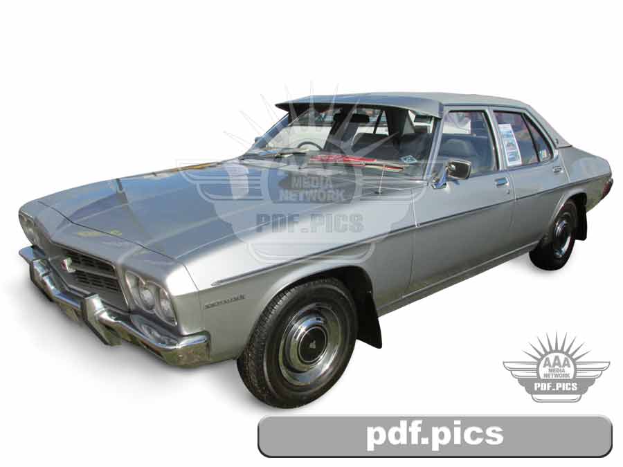 HQ Holden Sedan Front Passenger Side View