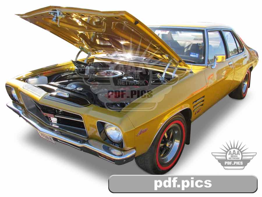 HQ Holden Sedan Front Passenger Side View