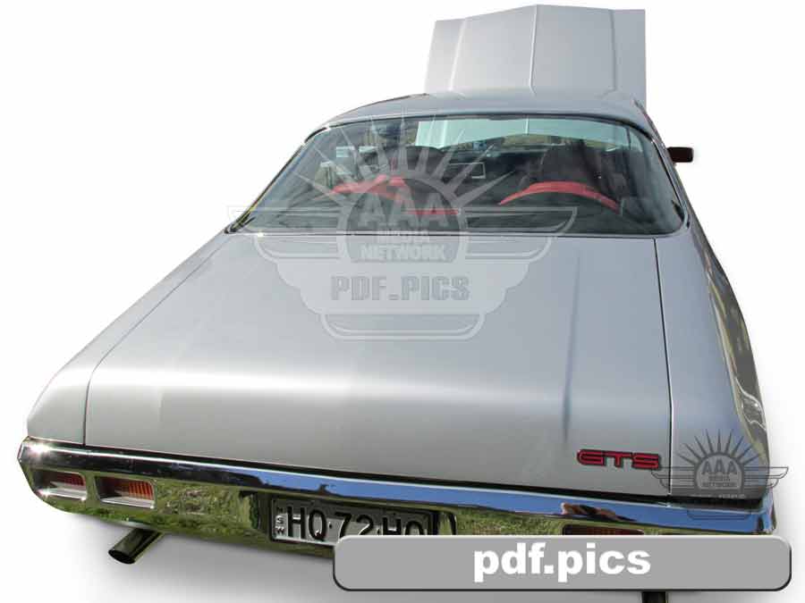 HQ Holden Coupe Rear View
