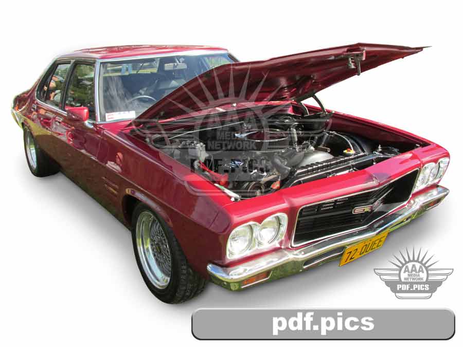 HQ Holden Sedan Front Drivers Side View