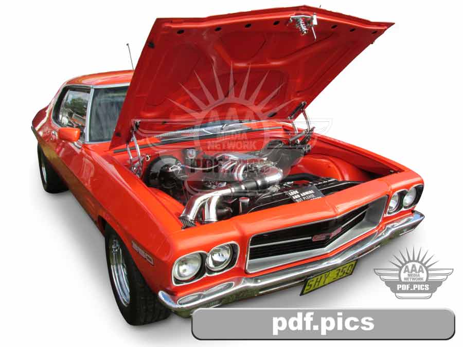 HQ Holden Coupe Front Drivers Side View