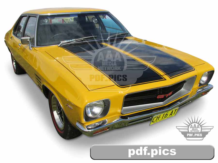 HQ Holden Sedan Front Drivers Side View