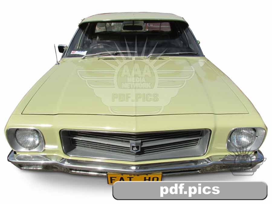 HQ Holden Sedan Front View