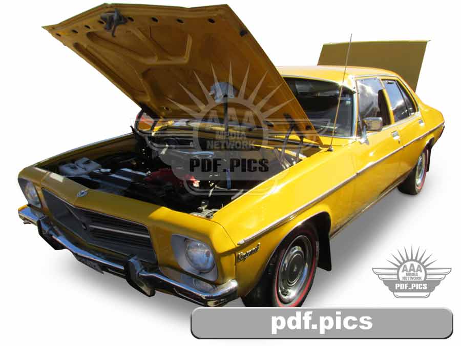 HQ Holden Sedan Front Passenger Side View