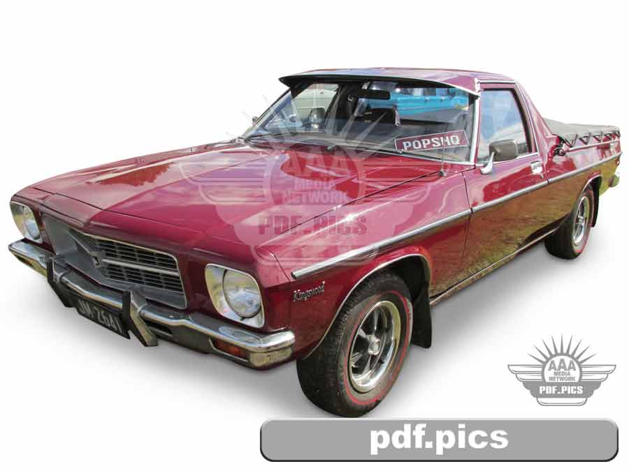 HQ Holden Ute Front Passenger Side View